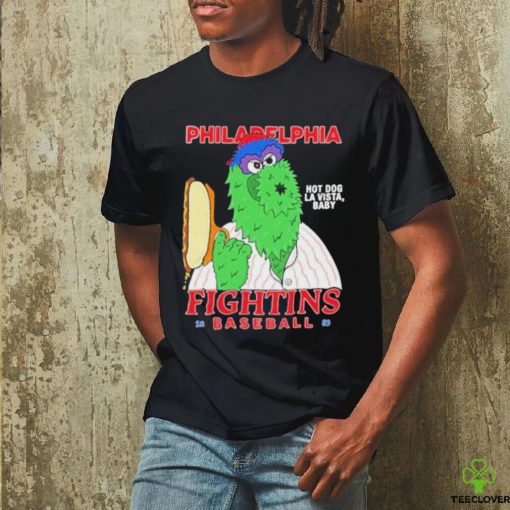 Philly Phanatic hot dog vista baby Fighting Baseball Shirt