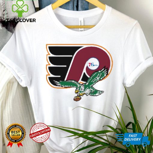 Philly Sports Eagles Phillies Sixers Flyers 76ers Go Birds Ring The Bell Hurts Harper NFL Shirt