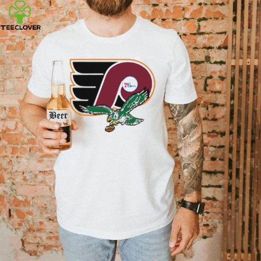 Philly Sports Eagles Phillies Sixers Flyers 76ers Go Birds Ring The Bell Hurts Harper NFL Shirt