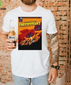 Philly comics alien cheesesteak abduction shirt