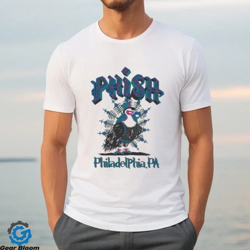 Phish july 25 26 the mann center Philadelphia PA art design t shirt