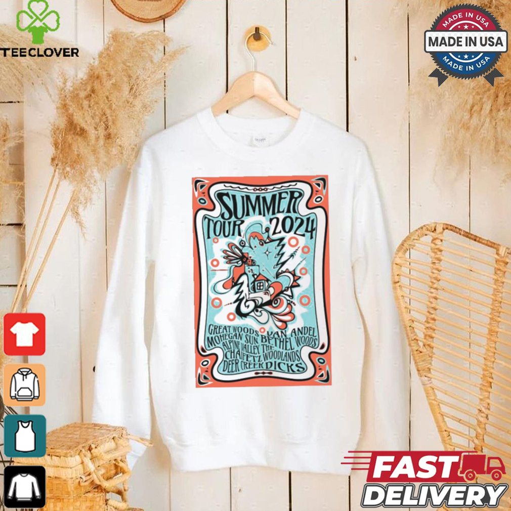 Phish summer tour 24 multiple artists shirt Phish summer tour 24 multiple artists shirt