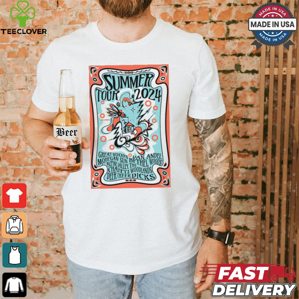 Phish summer tour 24 multiple artists shirt Phish summer tour 24 multiple artists shirt