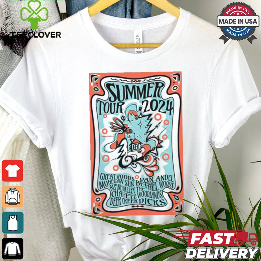 Phish summer tour 24 multiple artists shirt Phish summer tour 24 multiple artists shirt