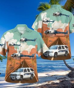 Phoenix Arizona Phoenix Police Department Chevrolet Tahoe And Eurocopter As350 B3 Helicopter Hawaiian Shirt