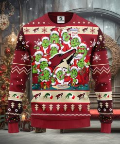 Phoenix Coyotes 12 Grinch Xmas Day Christmas Ugly Sweater