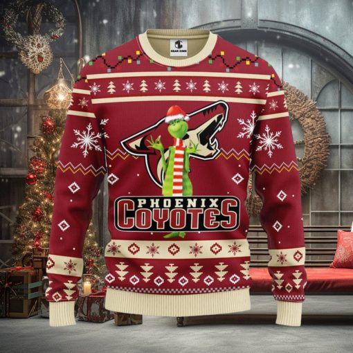 Phoenix Coyotes Funny Grinch Xmas Ugly Christmas Sweater Best Christmas Gift Ideas