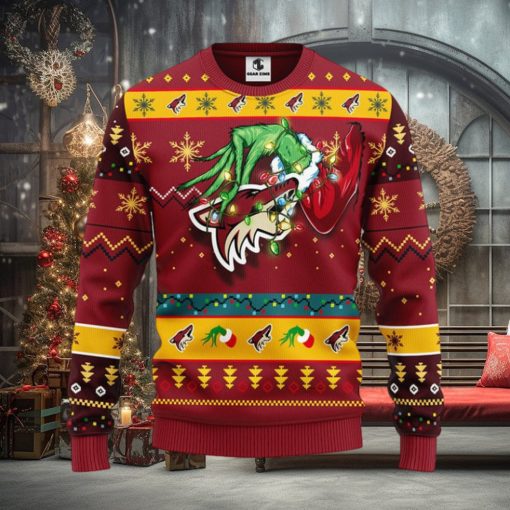 Phoenix Coyotes Grinch Christmas Ugly Sweater