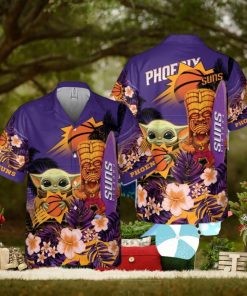 Phoenix Suns Baby Yoda National Basketball Association Hawaiian Shirt
