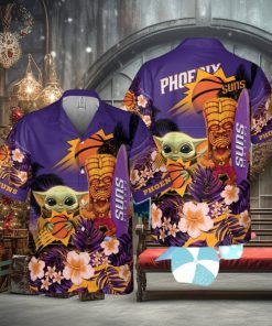 Phoenix Suns Baby Yoda National Basketball Association Hawaiian Shirt