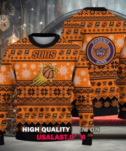 Phoenix Suns Basketball Team 3D Christmas Sweater