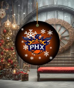 Phoenix Suns NBA Custom Name 2023 Christmas Decorations Ornament