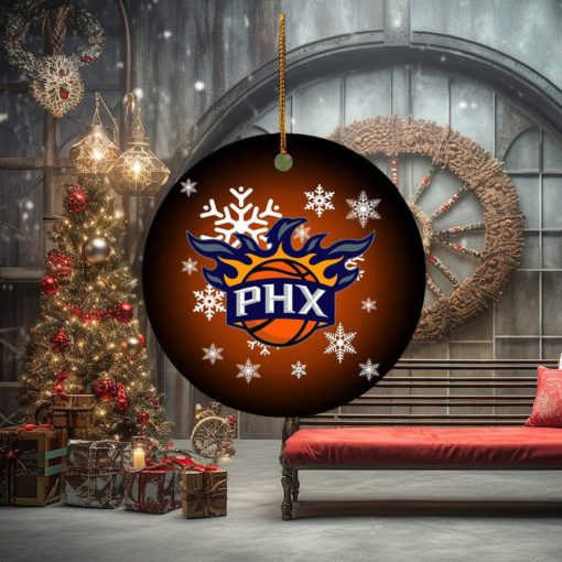 Phoenix Suns NBA Custom Name 2023 Christmas Decorations Ornament