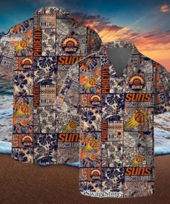 Phoenix Suns NBA Logo Vintage Floral Pattern Hawaiian Set
