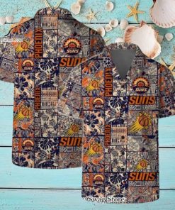 Phoenix Suns NBA Logo Vintage Floral Pattern Hawaiian Set