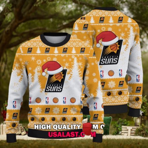 Phoenix Suns Santa Hat Christmas Sweater