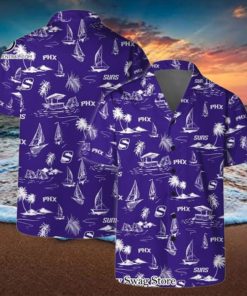 Phoenix Suns Team Logo Beach Vibes Pattern Hawaiian Set