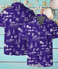 Phoenix Suns Team Logo Beach Vibes Pattern Hawaiian Set