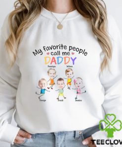 Photo My Favorite People Call Me Dad Mom Grandpa Grandma Shirt