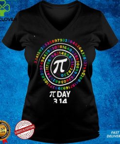 Pi Day Spiral Color Numbers 3.14 Happy Pi Day T Shirt
