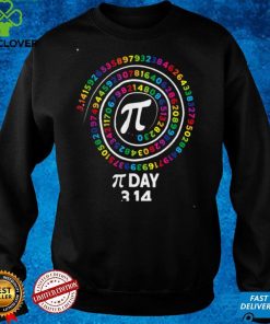 Pi Day Spiral Color Numbers 3.14 Happy Pi Day T Shirt 2 Pi Day Spiral Color Numbers 3.14 Happy Pi Day T Shirt