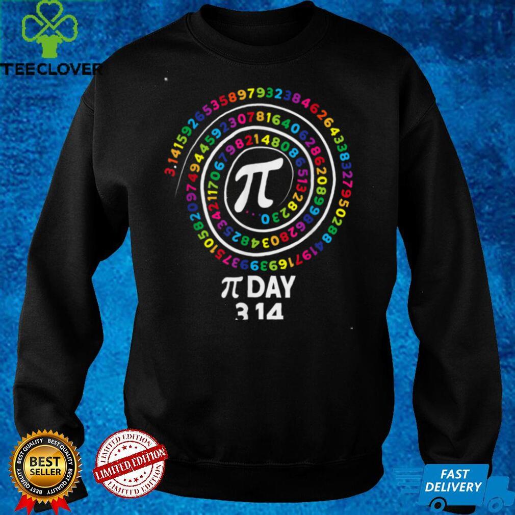 Pi Day Spiral Color Numbers 3.14 Happy Pi Day T Shirt Pi Day Spiral Color Numbers 3.14 Happy Pi Day T Shirt