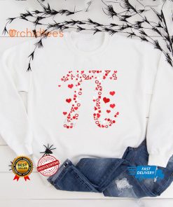 Pi Math Valentine Shirt Math Teacher Valentine's Day T Shirt