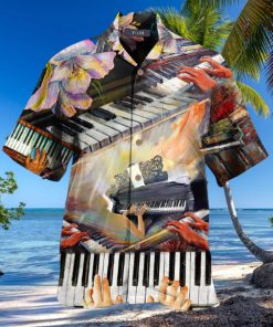 Piano Art Vintage Hawaiian Shirt