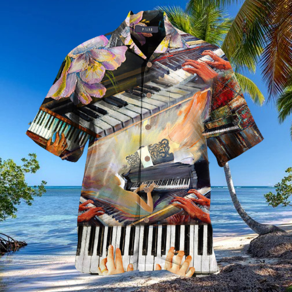 Piano Art Vintage Hawaiian Shirt Piano Art Vintage Hawaiian Shirt