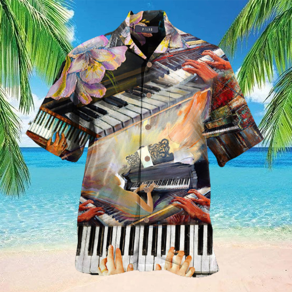 Piano Art Vintage Hawaiian Shirt Piano Art Vintage Hawaiian Shirt