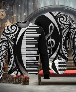 Piano Keybroad Music Cool Trending 3D Full Print Ugly Sweater Christmas Gift Sweater