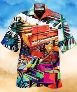 Piano Music Where Words Fail Piano Speaks Hawaiian Shirt