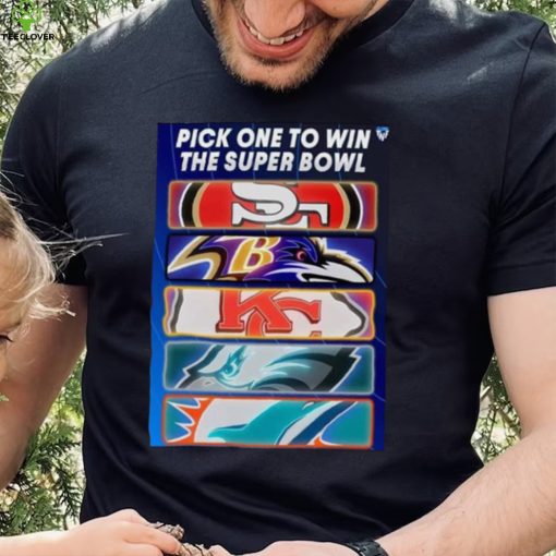 Pick One Team To Win The Super Bowl NFL Shirt