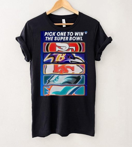 Pick One Team To Win The Super Bowl NFL Shirt