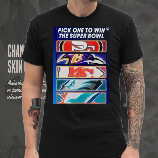 Pick One Team To Win The Super Bowl NFL Shirt