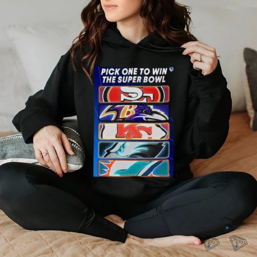 Pick One Team To Win The Super Bowl Nfl T hoodie, sweater, longsleeve, shirt v-neck, t-shirt