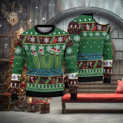 Pickle Christmas Ugly Sweater