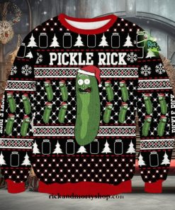 Pickle Rick Christmas Style Special Sweater