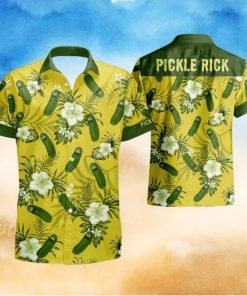 Pickle Rick Hawaiian Shirt And Short Set Gift Men Women