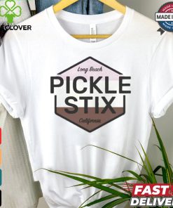 Pickle Stix Surfboards Neapolitan White Concert T shirt