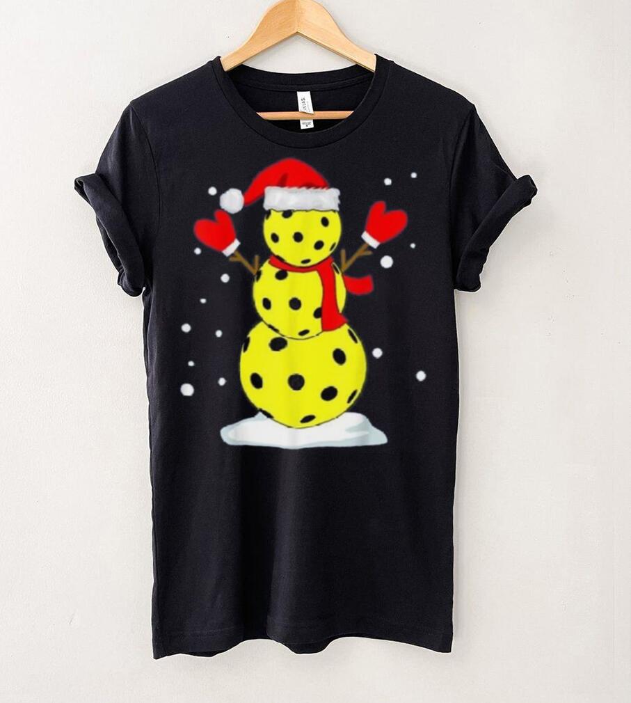 Pickleball Christmas Funny Pickleball Snowman Shirt Pickleball Christmas Funny Pickleball Snowman Shirt