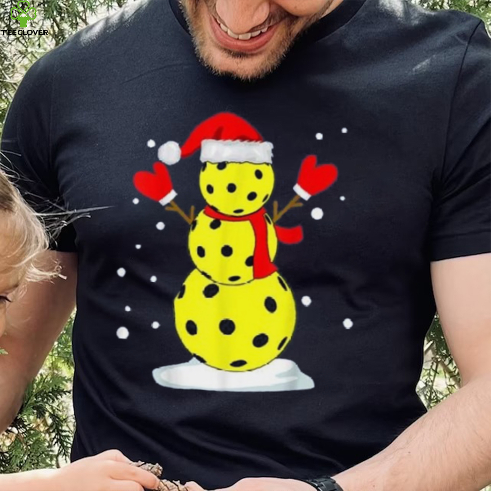 Pickleball Christmas Funny Pickleball Snowman Shirt Pickleball Christmas Funny Pickleball Snowman Shirt