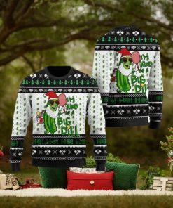 Pickleball Symol I’m Kind Of Big Dill Noel Pattern For Sport Lovers Ugly Sweater Christmas Party