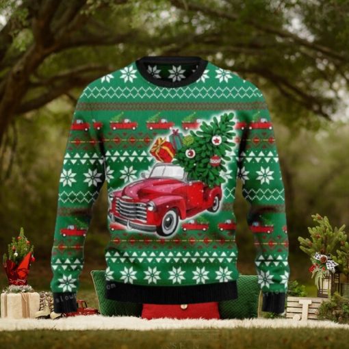 Pickup Truck Ugly Sweater
