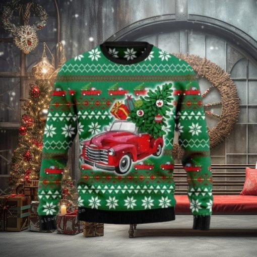 Pickup Truck Ugly Sweater