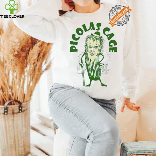 Picolas cage funny celebs meme cucumber pickle cute hoodie, sweater, longsleeve, shirt v-neck, t-shirt