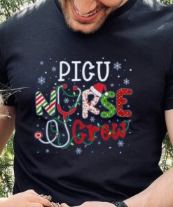 Picu Christmas Nurse Crew Funny Nursing Christmas Pattern Shirt