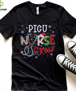 Picu Christmas Nurse Crew Funny Nursing Christmas Pattern Shirt