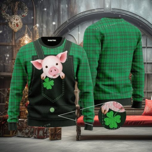 Pig Farm St Patricks Day Ugly Christmas Sweater