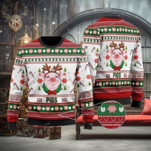 Pig Funny Christmas Christmas Ugly Sweater Party